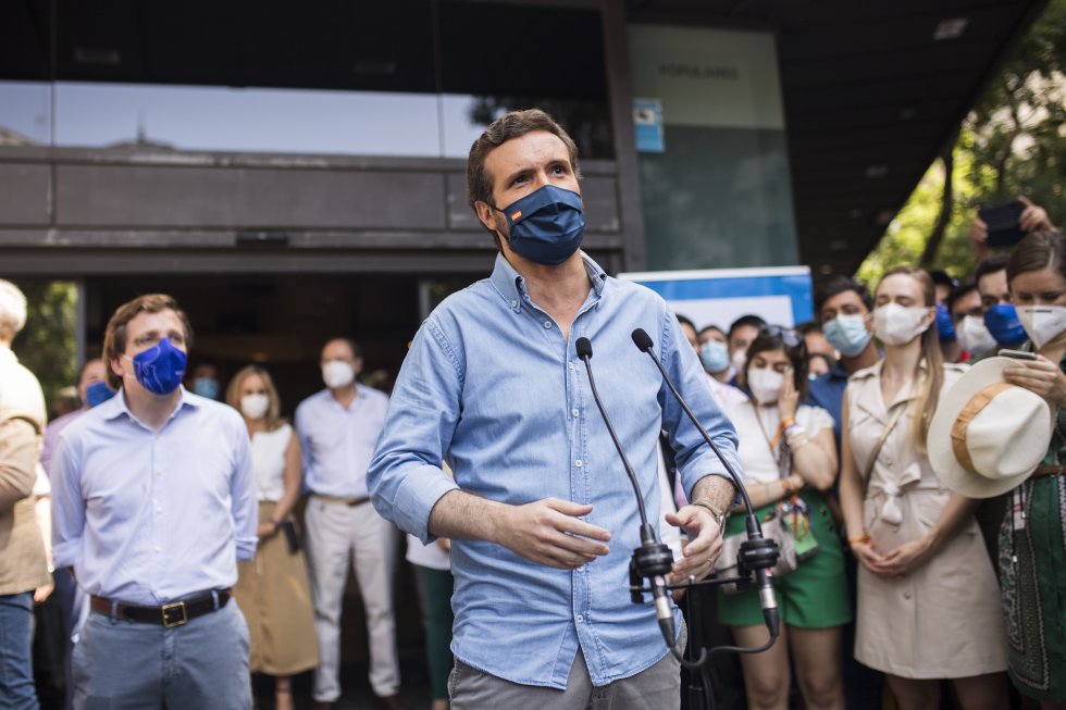 El líder del PP, Pablo Casado. El líder del PP, Pablo Casado.