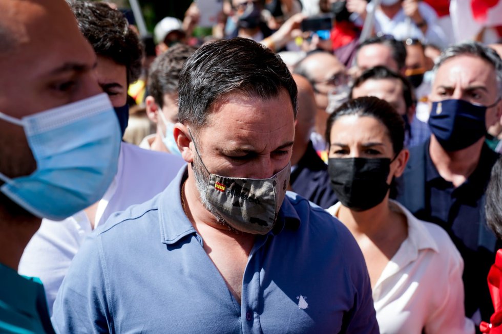 El líder de Vox, Santiago Abascal. El líder de Vox, Santiago Abascal.