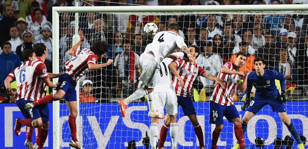Gol de ramos final de champions Clearance