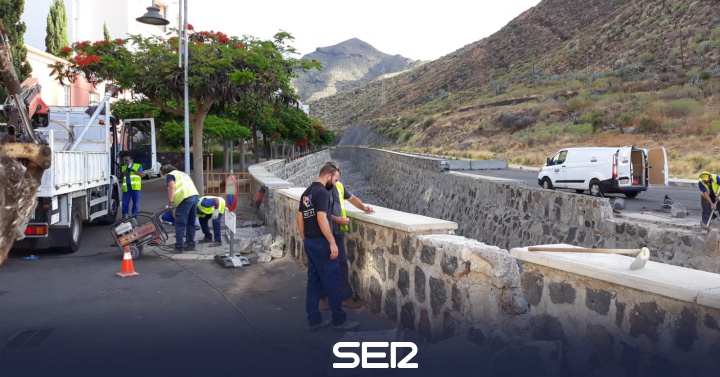 A “Bailey” bridge is installed for the duration of the closure of the San Andrés to Taganana |  Radio Club Tenerife |  Present