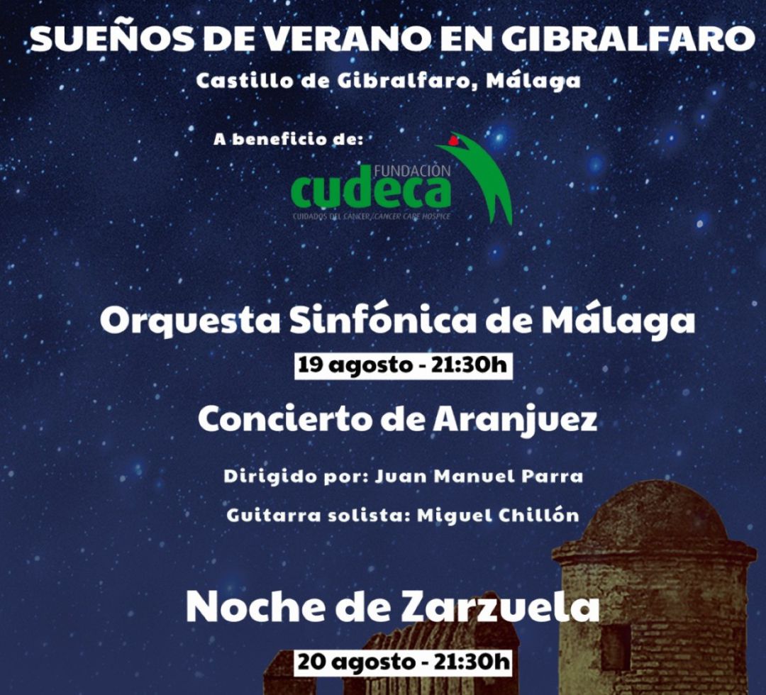 Dos Suenos De Verano En El Castillo De Gibralfaro A Beneficio De Cudeca Ser Malaga Hoy Por Hoy Malaga Cadena Ser