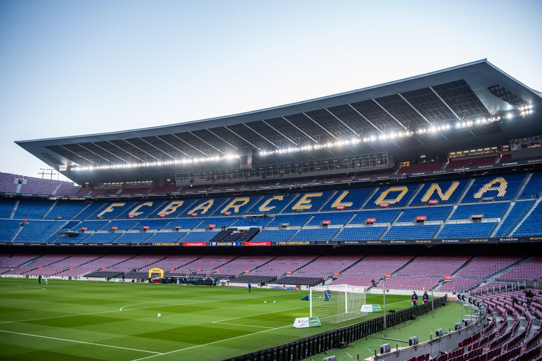 Instalaciones del Camp Nou desde el interior