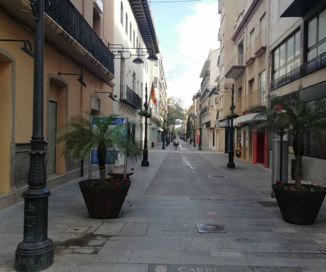 Calle Sant Francesc de Borja de Gandia