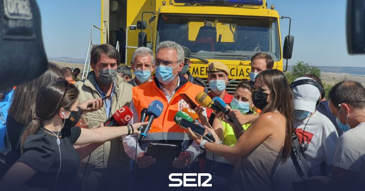 Los medios de extinción están cerca de estabilizar el perímetro del incendio de Navalacruz - Vimarsana News