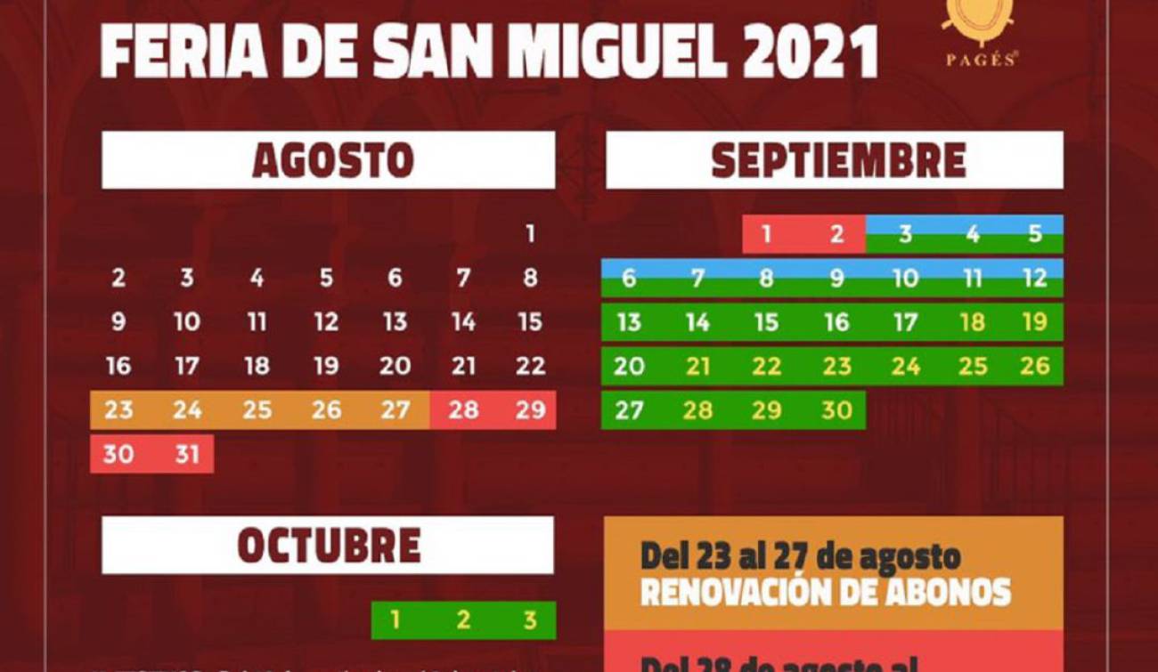 Abierto el plazo para renovar y adquirir nuevos abonos de la Feria de