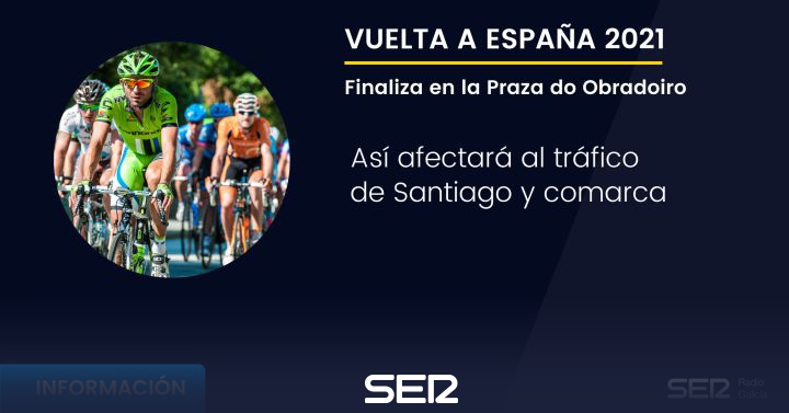 This is how the Vuelta a España will affect traffic in Santiago and the Region |  Radio Galicia