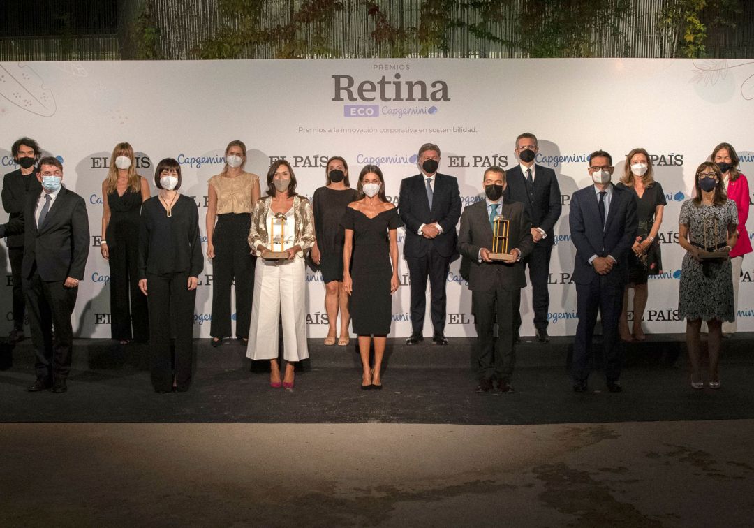 Repsol, Cellnex, Airbus y Técnicas Reunidas junto con Reciclalia, ganadores de los Premios Retina ECO