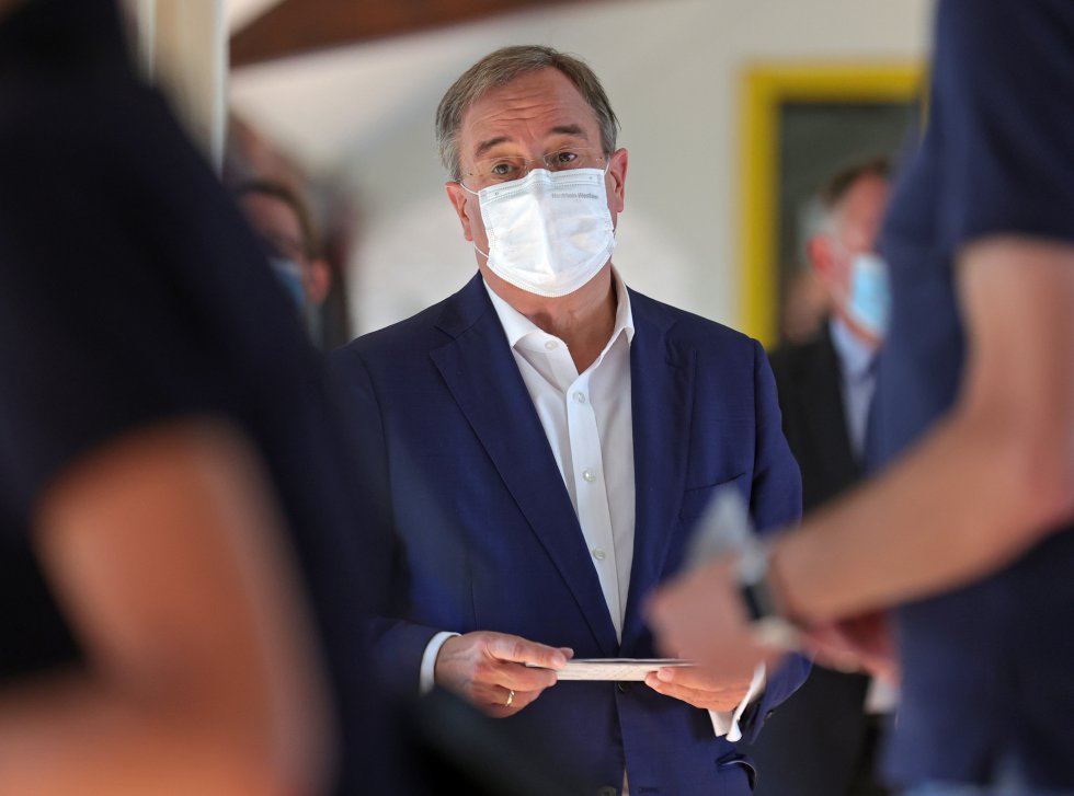 El candidato Armin Laschet. El candidato Armin Laschet.