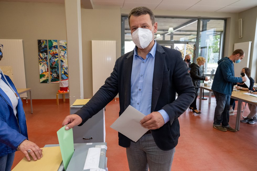Michael Sack, candidato en las elecciones parlamentarias de Mecklenburg-Western Pomerania.