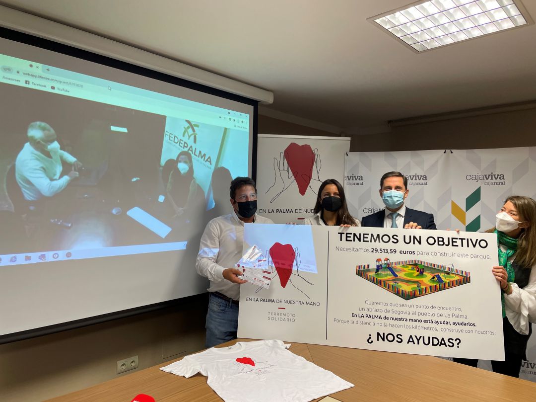 Caja Rural y FedePalma presentan su proyecto solidario En La Palma De Nuestra Mano