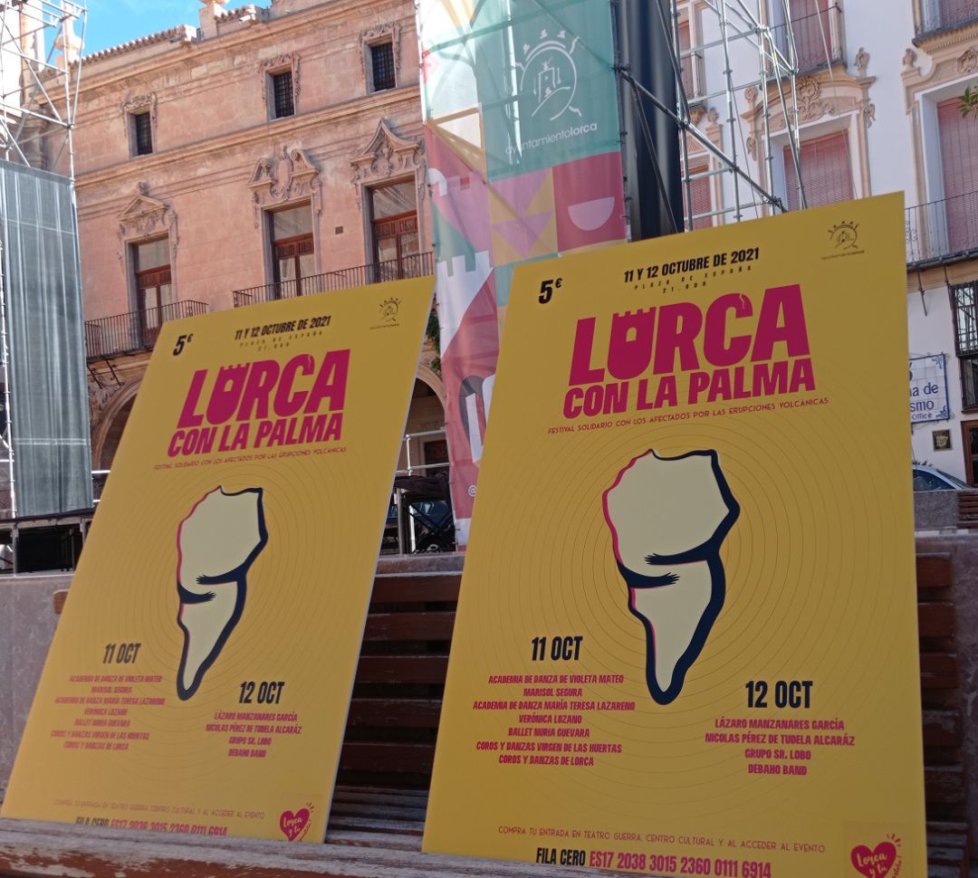 Cartel del festival Lorca con La Palma