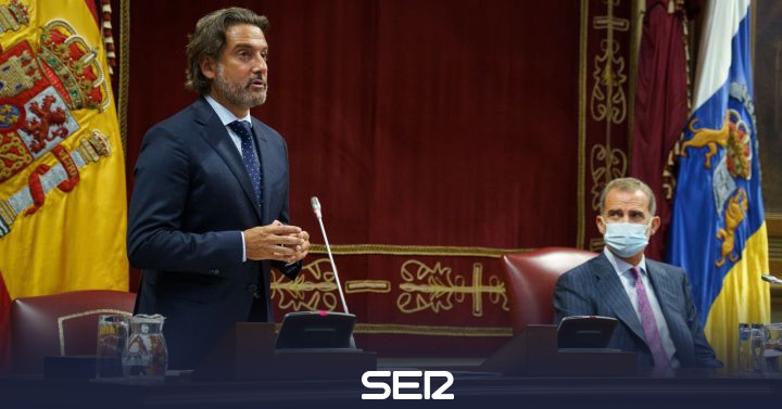 The king expresses his “closeness and affection” to La Palma from the Canarian Parliament |  Radio Club Tenerife |  Present