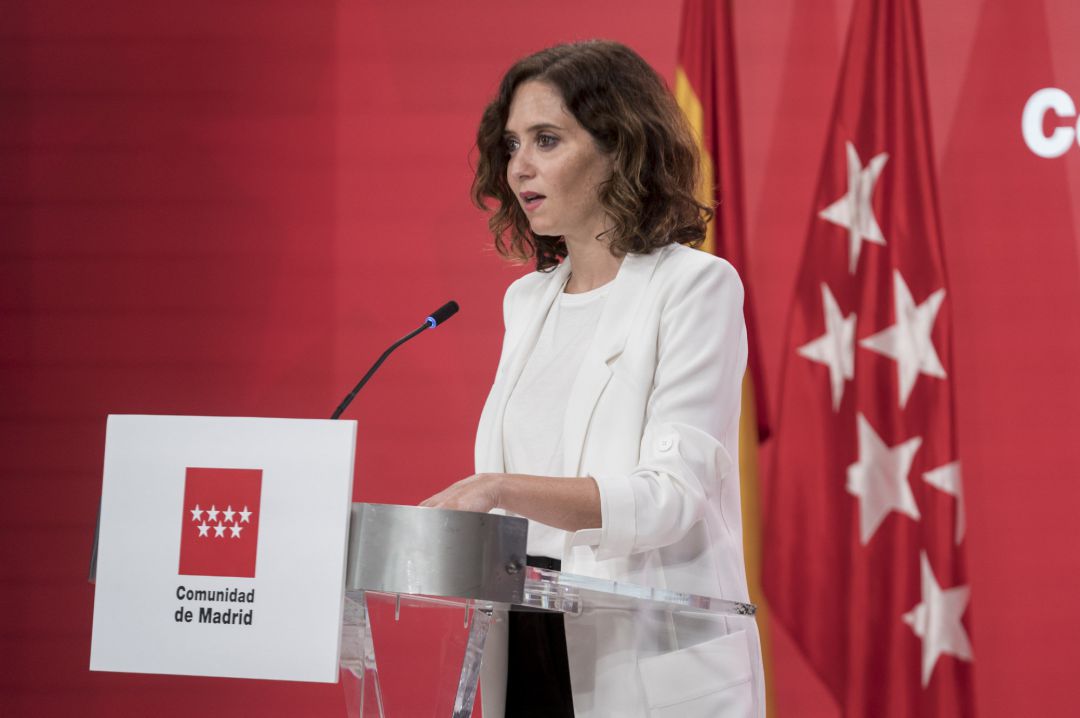 La presidenta de la Comunidad de Madrid, Isabel Díaz Ayuso. Archivo.