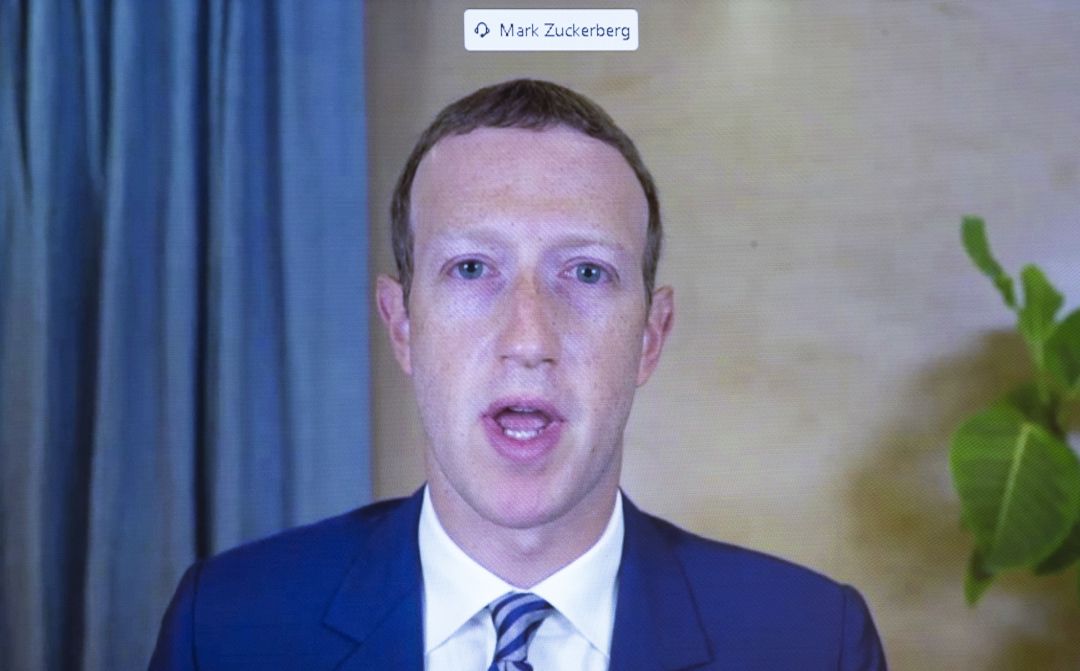 Mark Zuckerberg durante una de sus últimas comparecencias en público.