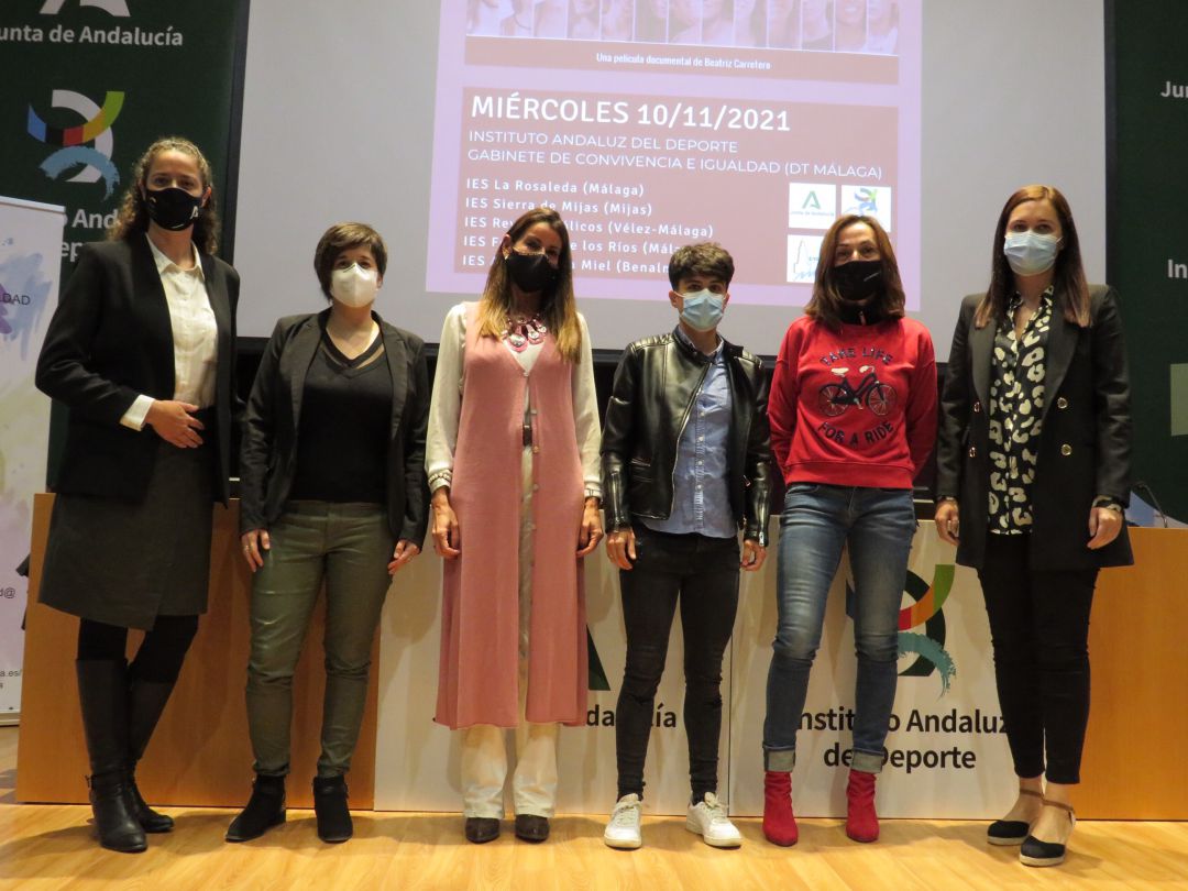 El Instituto Andaluz del Deporte ha acogido hoy la proyección de Hijas de Cynisca