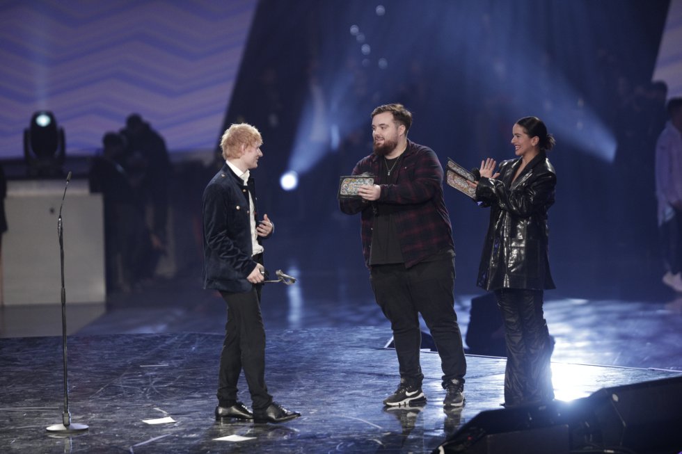Ed Sheeran, Ibai y Rosalía Ed Sheeran, Ibai y Rosalía