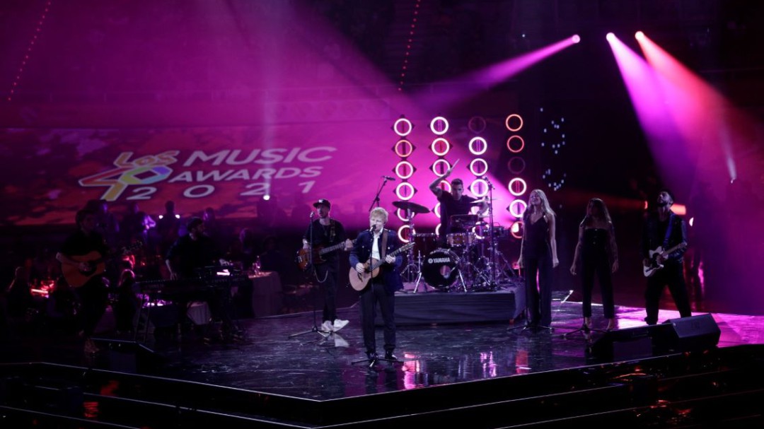 Ed Sheeran triunfa en LOS40 Music Awards