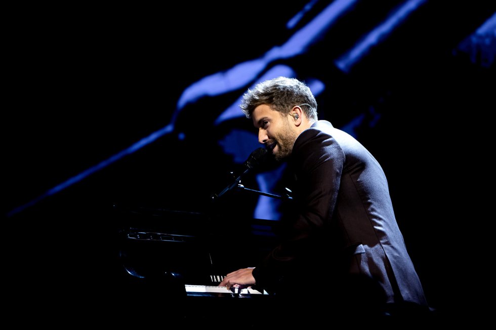 Pablo Alborán, durante la gala de los Premios Dial en Tenerife. Pablo Alborán, durante la gala de los Premios Dial en Tenerife.