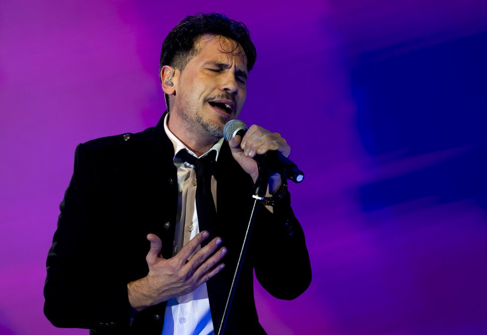 David de María, durante la gala de los Premios Dial en Tenerife. David de María, durante la gala de los Premios Dial en Tenerife.