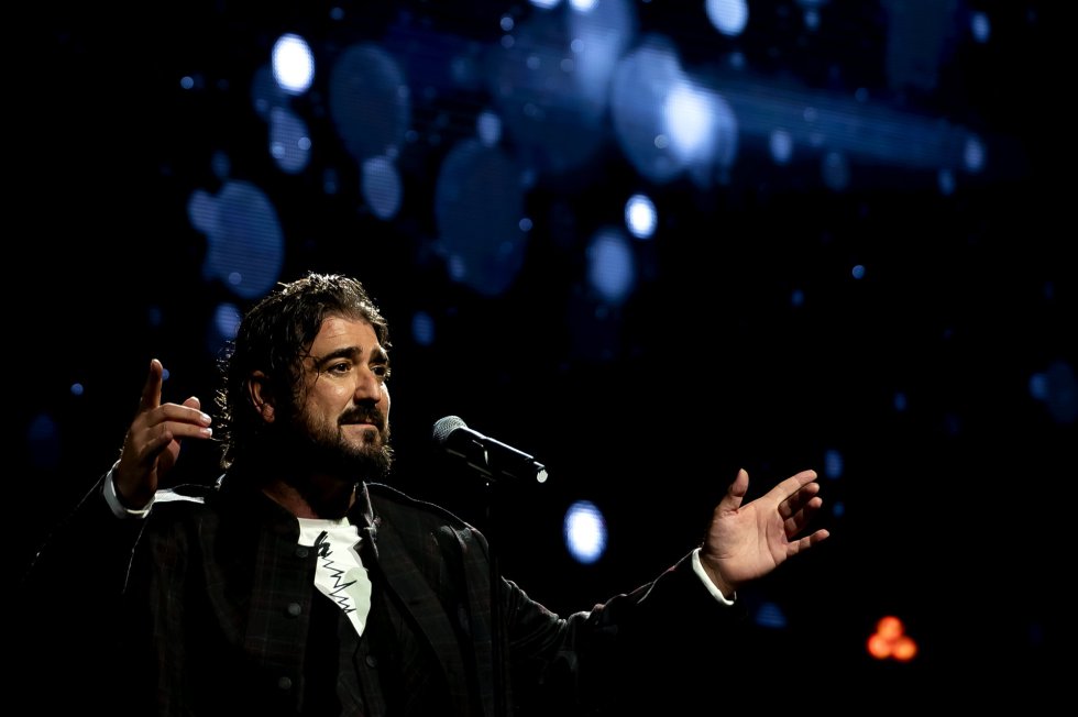 Antonio Orozco, durante la gala de los Premios Dial en Tenerife. Antonio Orozco, durante la gala de los Premios Dial en Tenerife.