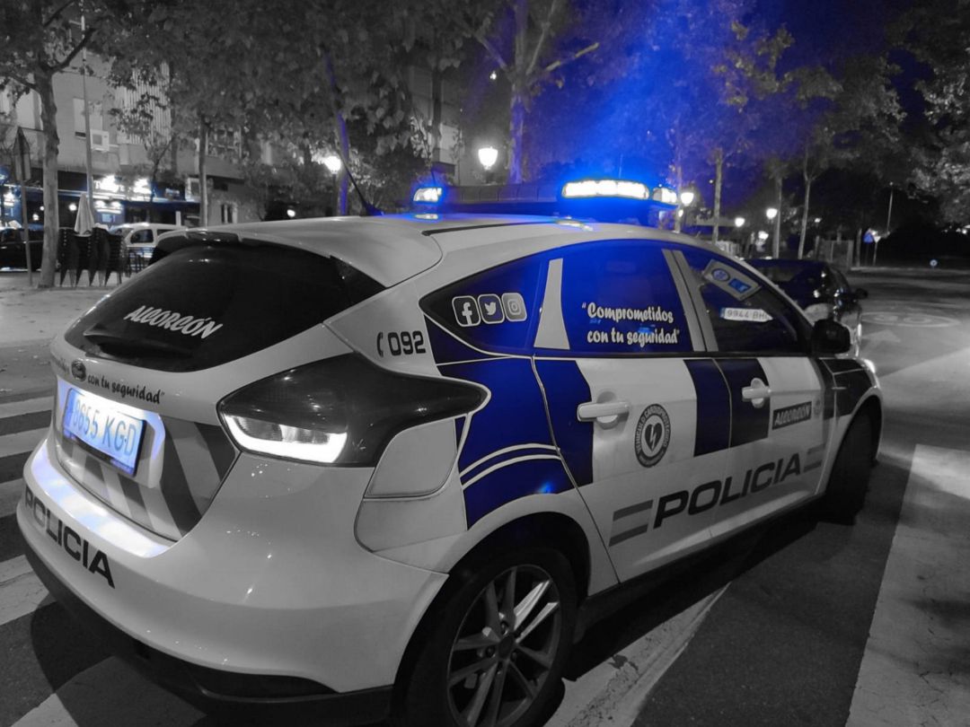 Vehículo de la Policía de Alcorcón