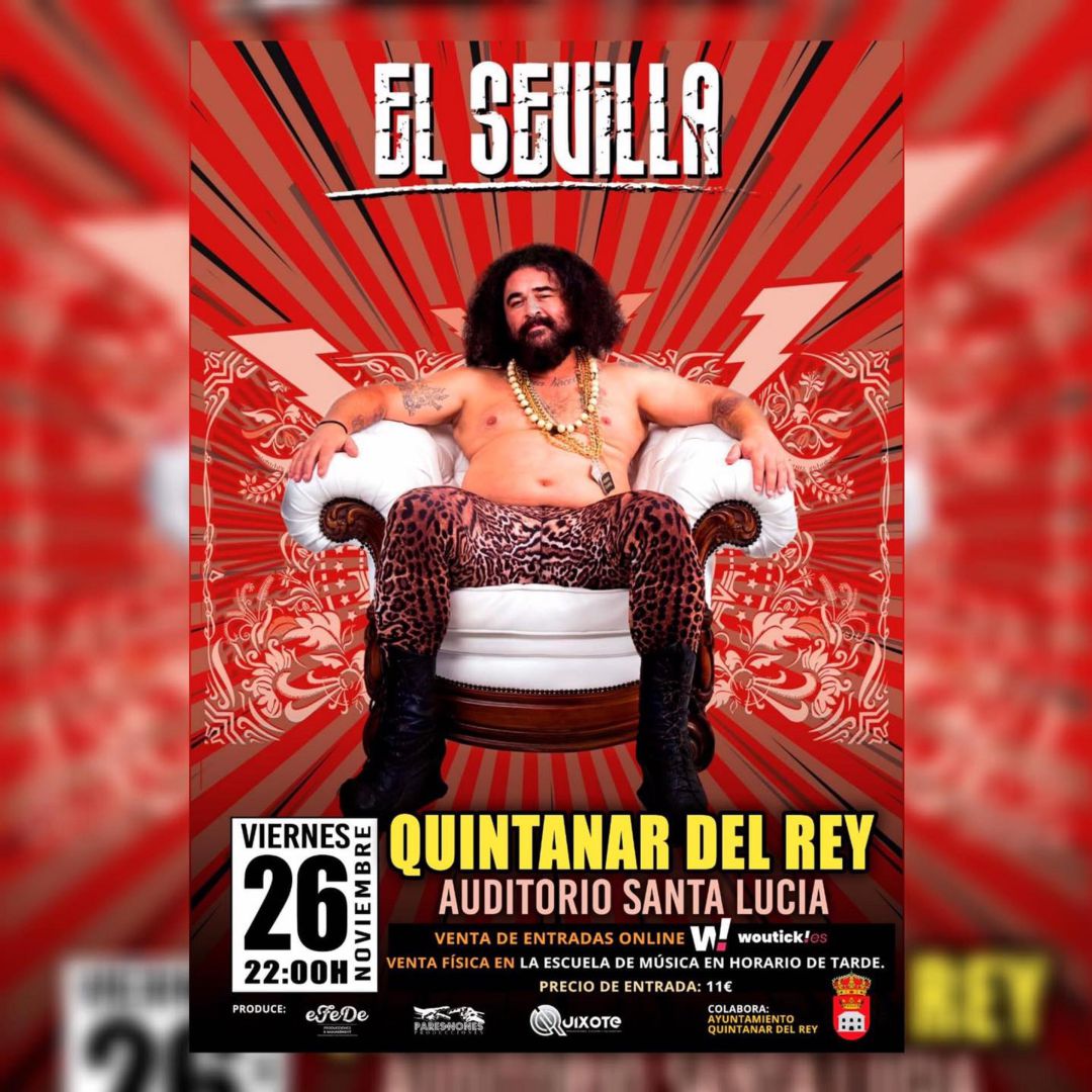 El Sevilla llega esta noche a Quintanar con su monólogo "La vida es rocanrol"