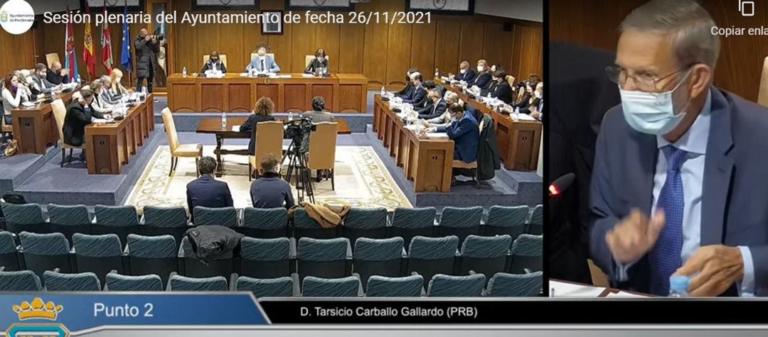 Tarsicio Carballo responde al portavoz del PP tras referirse al equipo de gobierno como el "3+1"