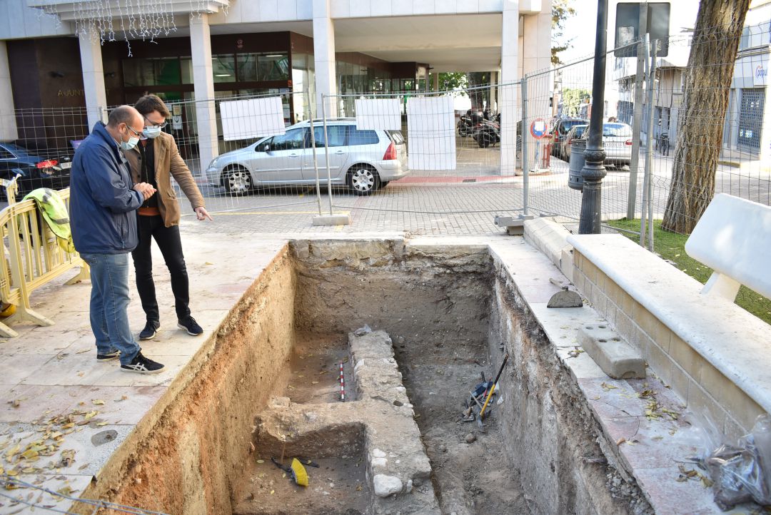 Hallazgos arqueológicos en la Plaça de Baix de Petrer 