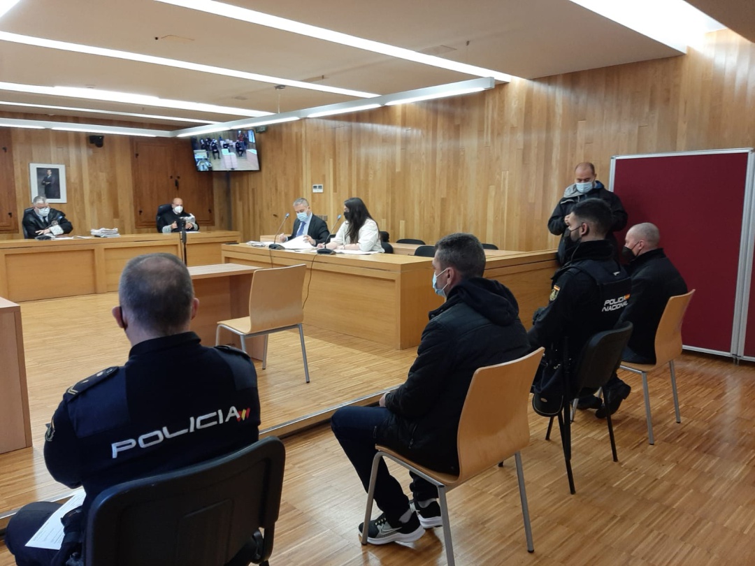 Imagen del juicio que arrancaba hoy en la Audiencia Provincial de Lugo