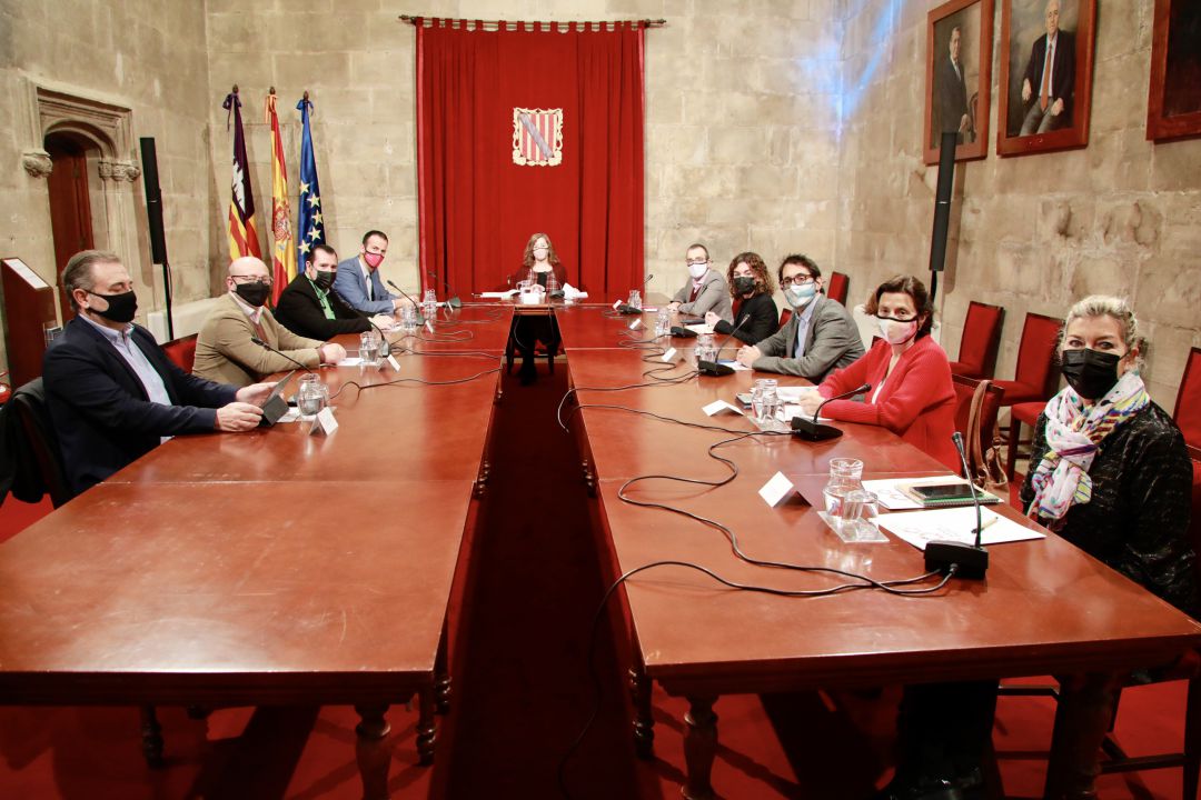 Imagen de la reunión de la Mesa de Diálogo Social