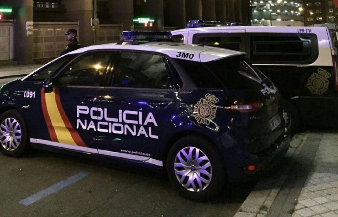 Un vehículo policial en Madrid