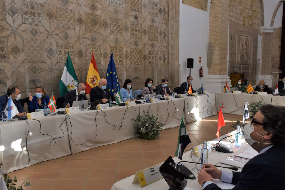 Reunión del Consejo Interterritorial del SNS que se celebra en el Alcázar de los Reyes Cristianos de Córdoba.