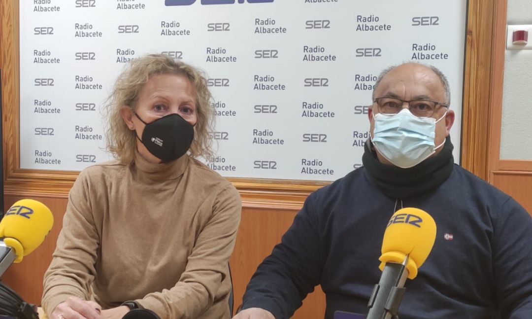 Marcelino Escobar y Amalia Serna, en Radio Albacete