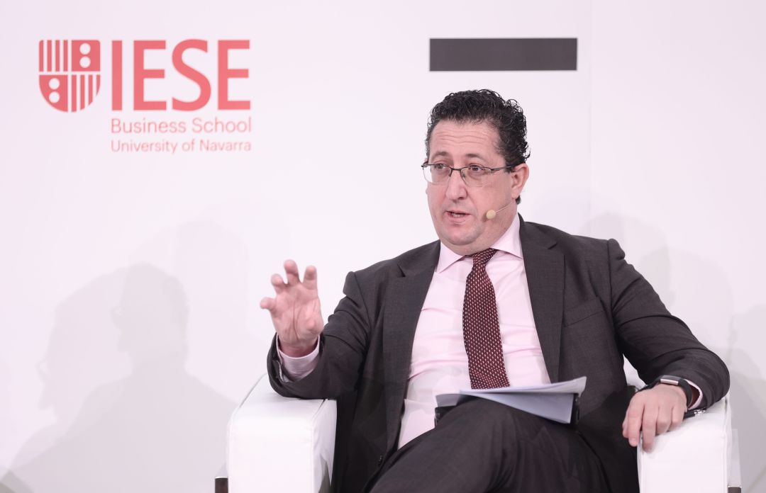 Óscar Arce, nuevo director general de Economía del BCE, en un acto en noviembre