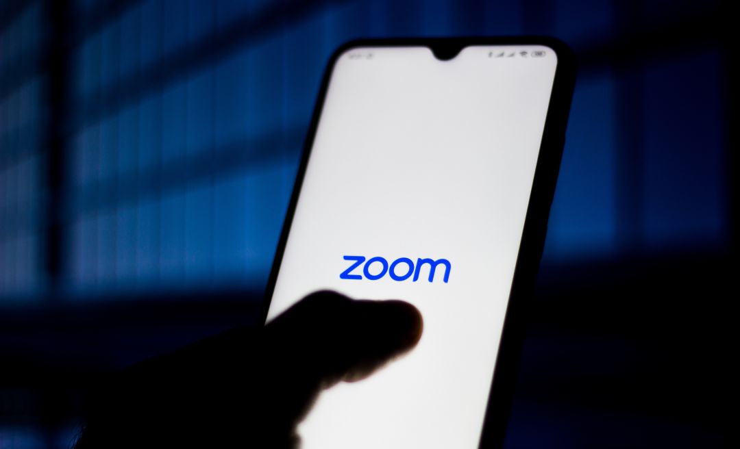 La aplicación de Zoom en un dispositivo móvil.