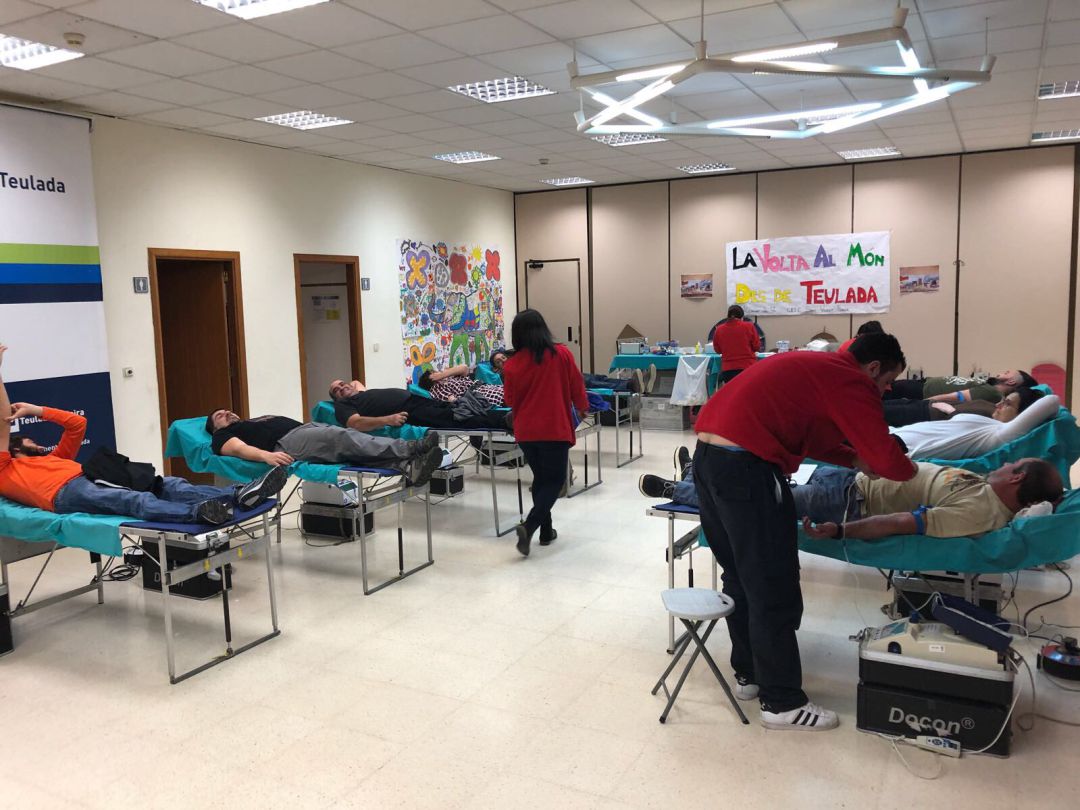 Maratón de donación de sangre en Teulada. Archivo