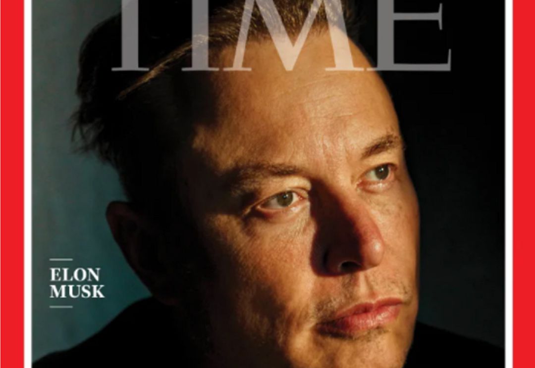 Elon Musk, persona del año para la revista 'Time'.