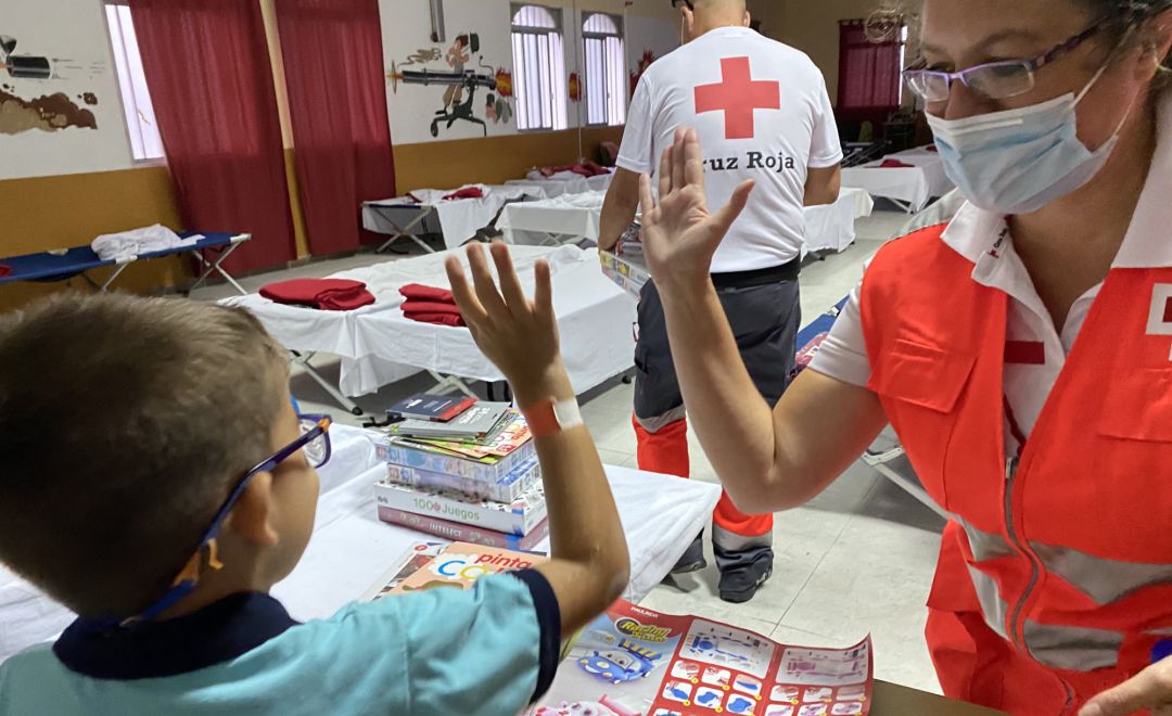 Programa educativo de Cruz Roja en la isla de La Palma