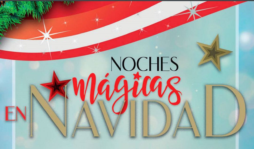Cartel "Noches mágicas en Navidad"