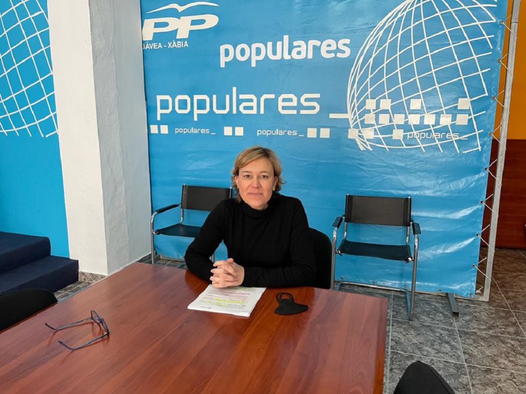 La portavoz del PP de Xàbia, Rosa Cardona.