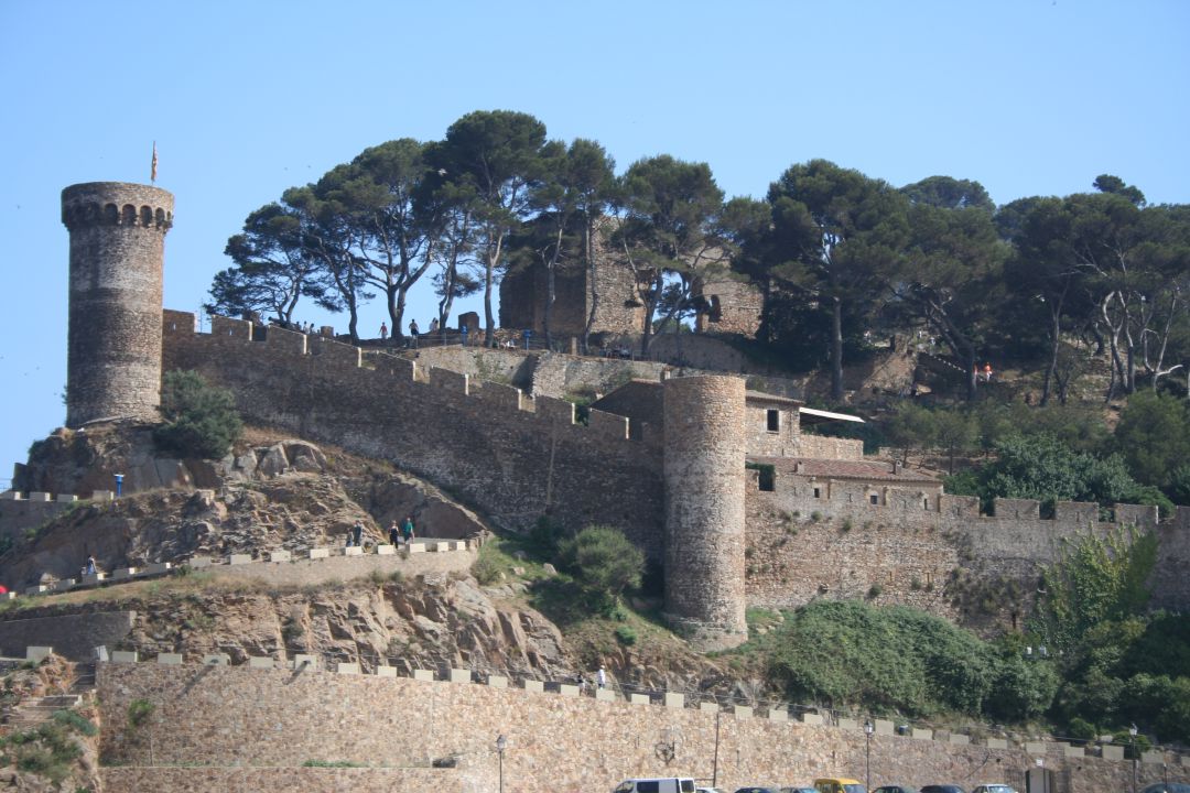 Castell de Tossa des de la platja
