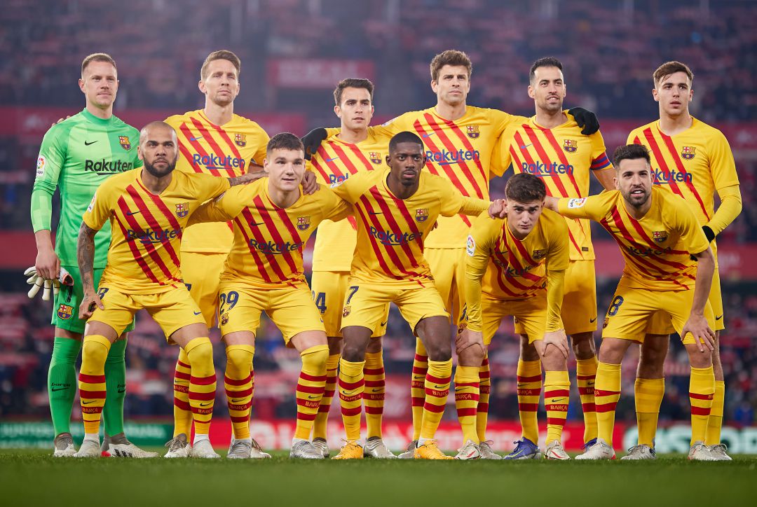 La plantilla del Barça en Granada