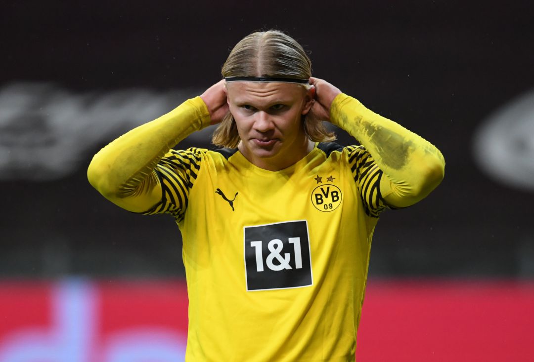 Erling Haaland, en el Eintracht de Frankfurt - Borussia Dortmund