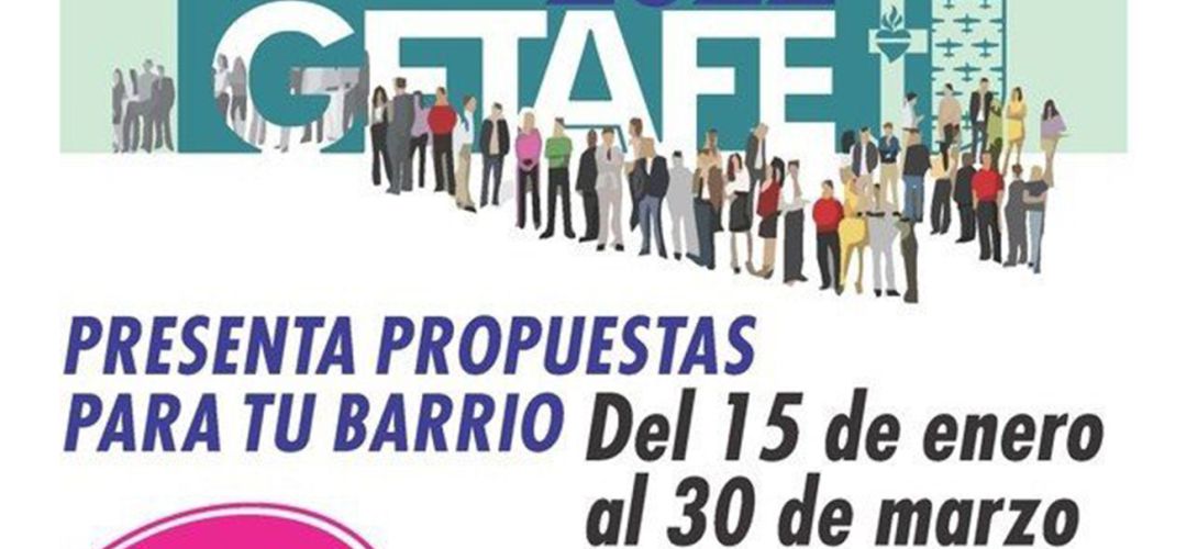 El plazo de presentación de propuestas para los presupuestos participativos de Getafe
