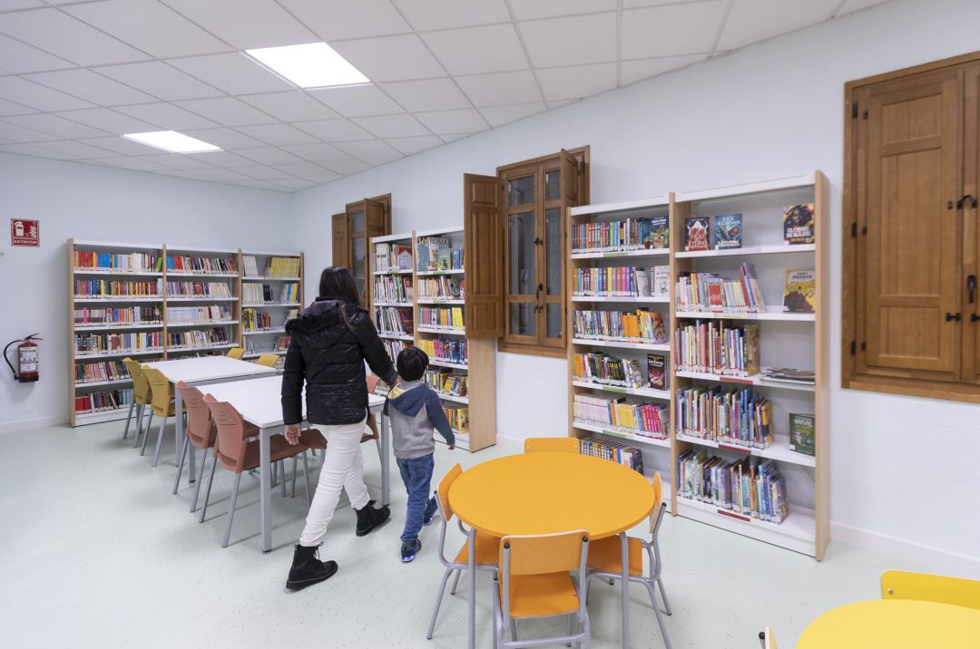 Biblioteca de Beniopa tras su renovación 