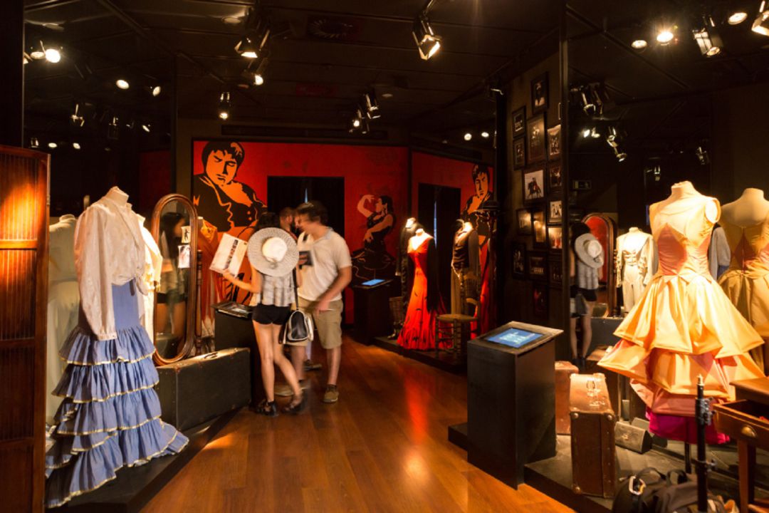 Imagen de una sala del Museo del Baile Flamenco