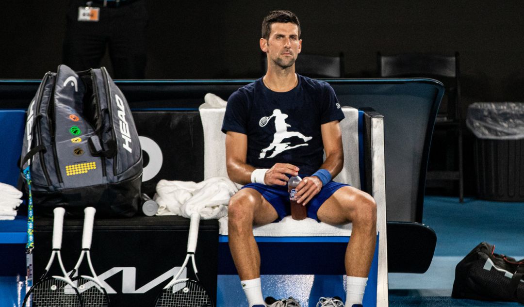 Novak Djokovic, en Australia.