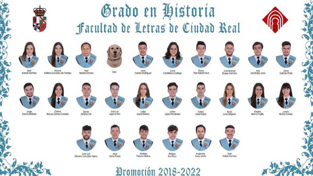 La inesperada protagonista de la orla de Historia en la UCLM